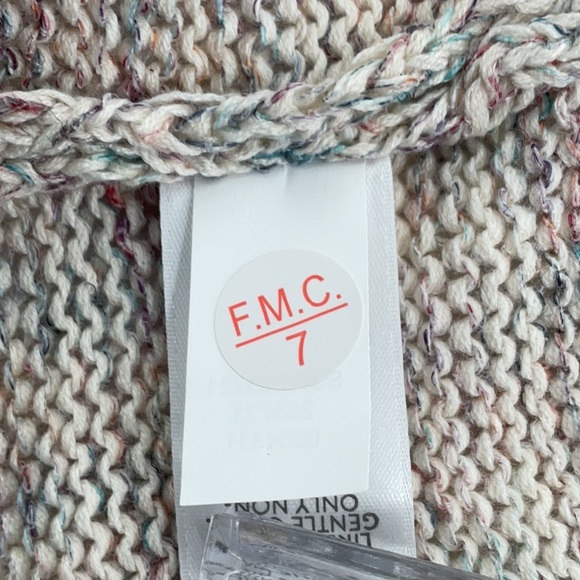 NWoT J.Jill Textured Slub Knit Sleeveless Sweater M Cotton Linen Blend Confetti - Picture 10 of 10